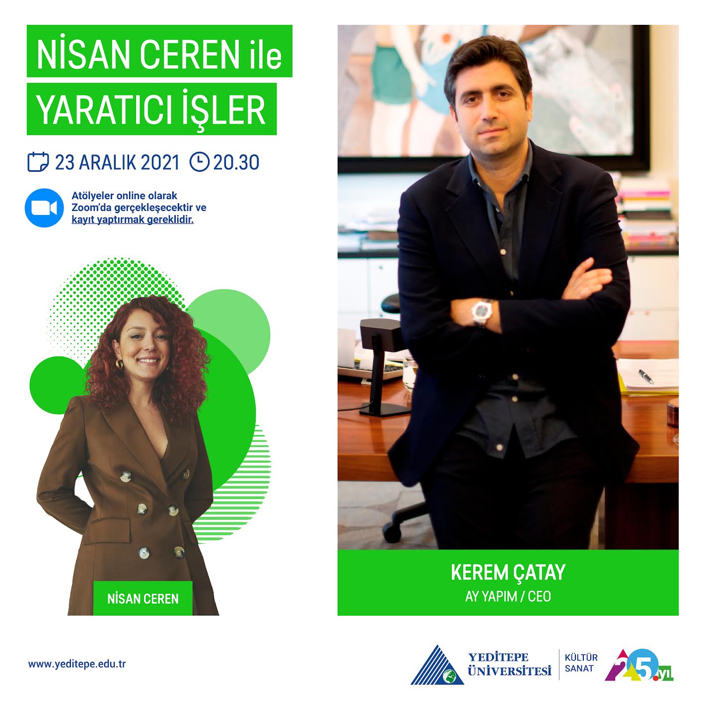 Kültür Sanat - Kerem Çatay - Nisan Ceren ile Yaratıcı İşler