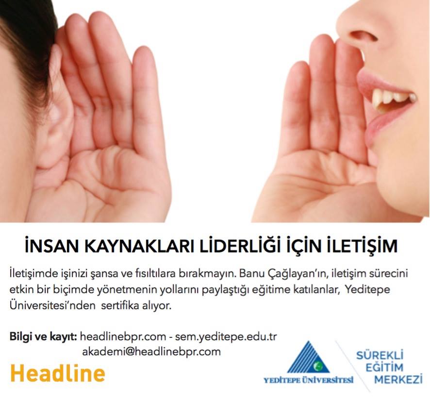 İNSAN KAYNAKLARI  LİDERLİĞİ İÇİN İLETİŞİM