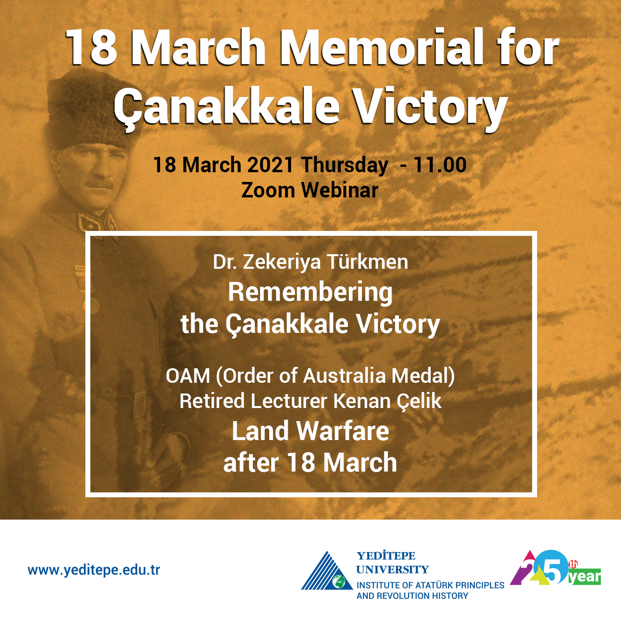 18 Mart Çanakkale Zaferi Anma Töreni
