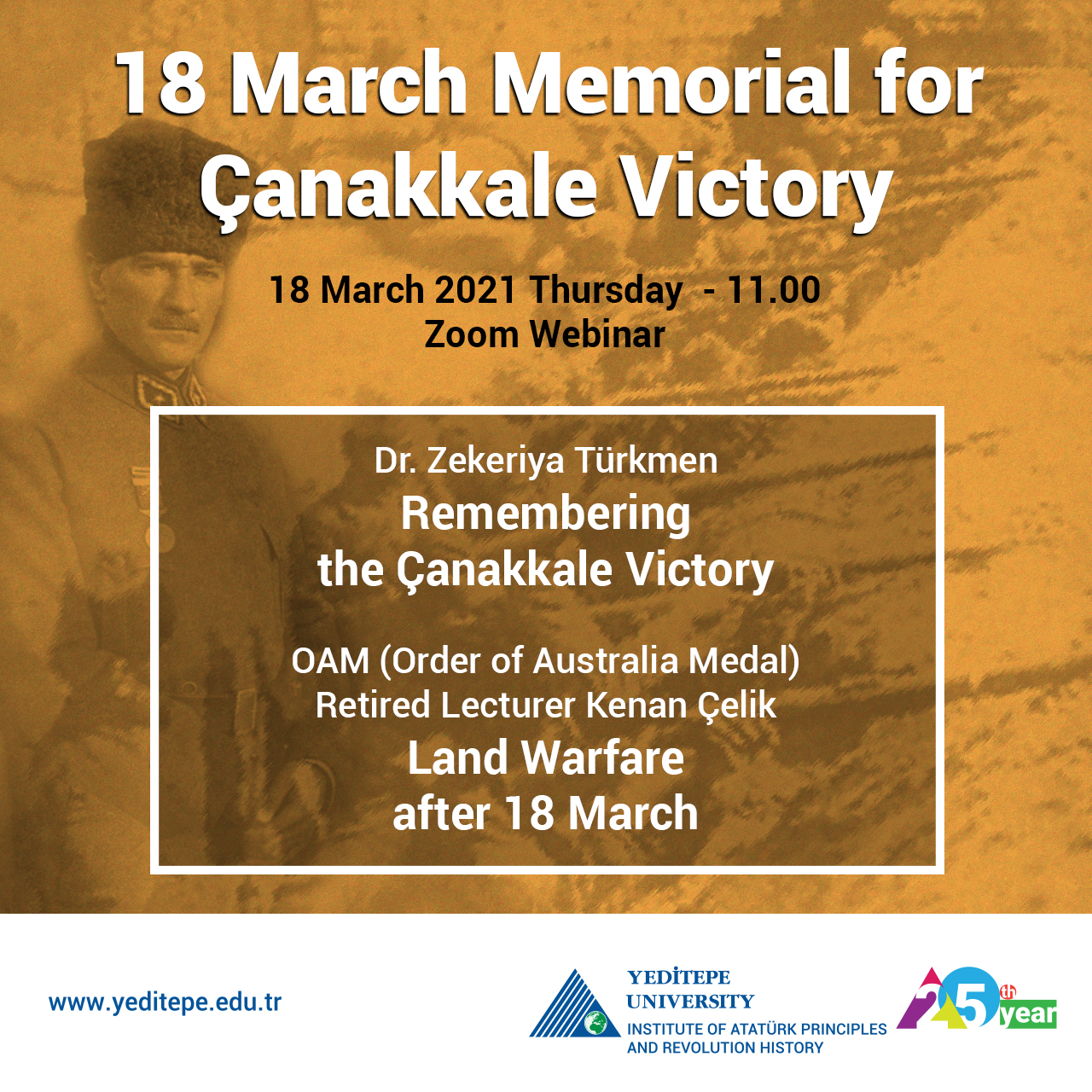 18 March Memorial for Çanakkale Victory