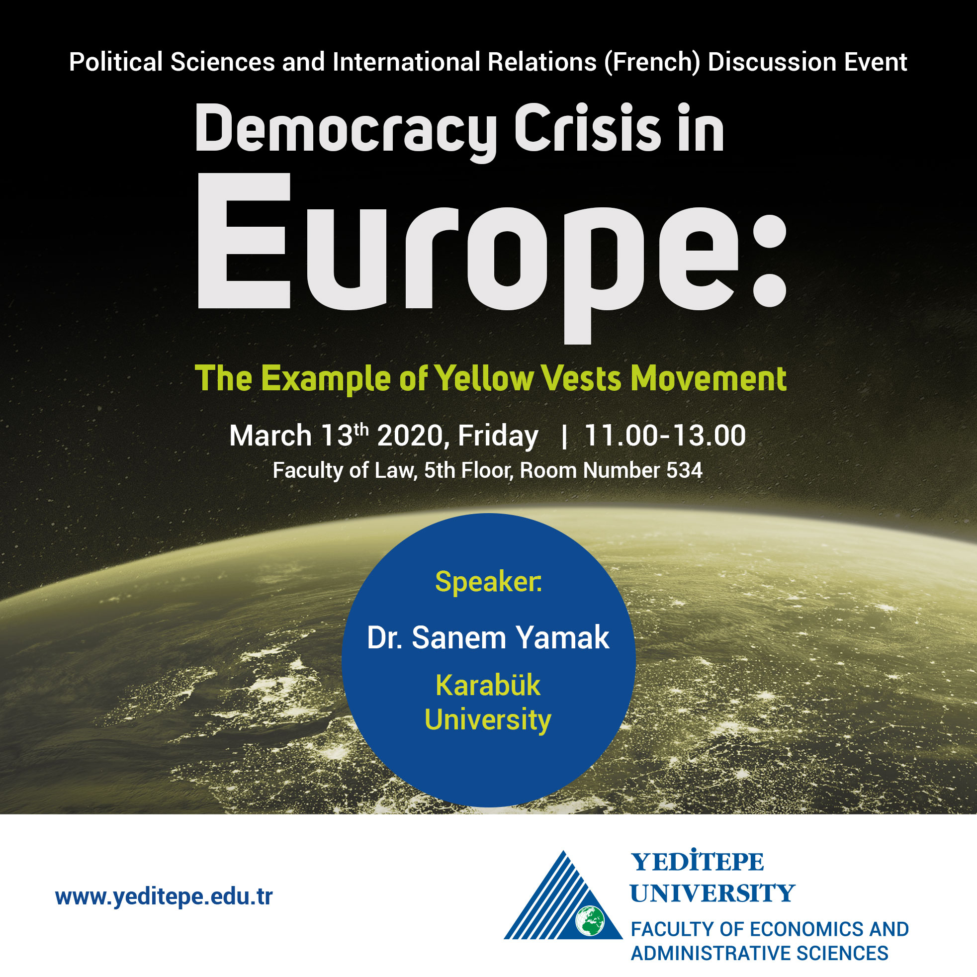 Democracy Crisis in Europe: The Example of Yellow Vests Movement