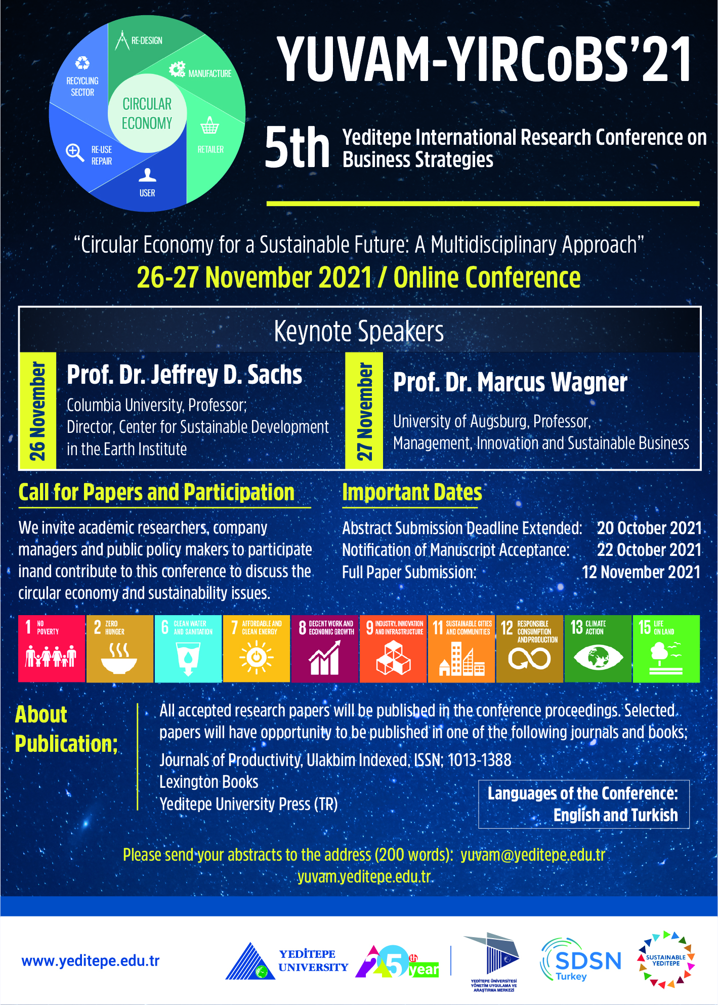 YIRCoBS'21 - 5th Yeditepe International Research Conference on Business Strategies