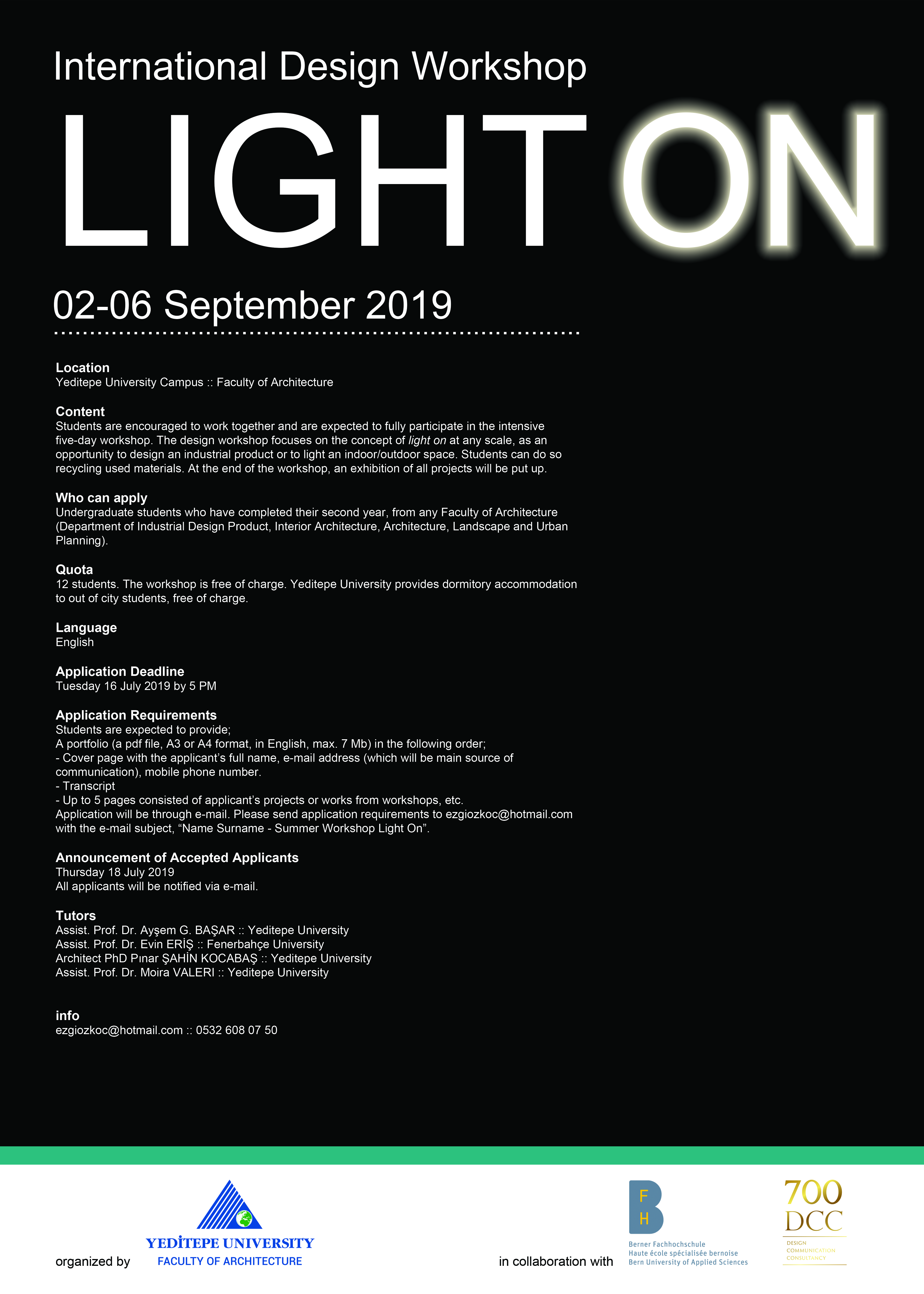 Light On International Design Workshop 