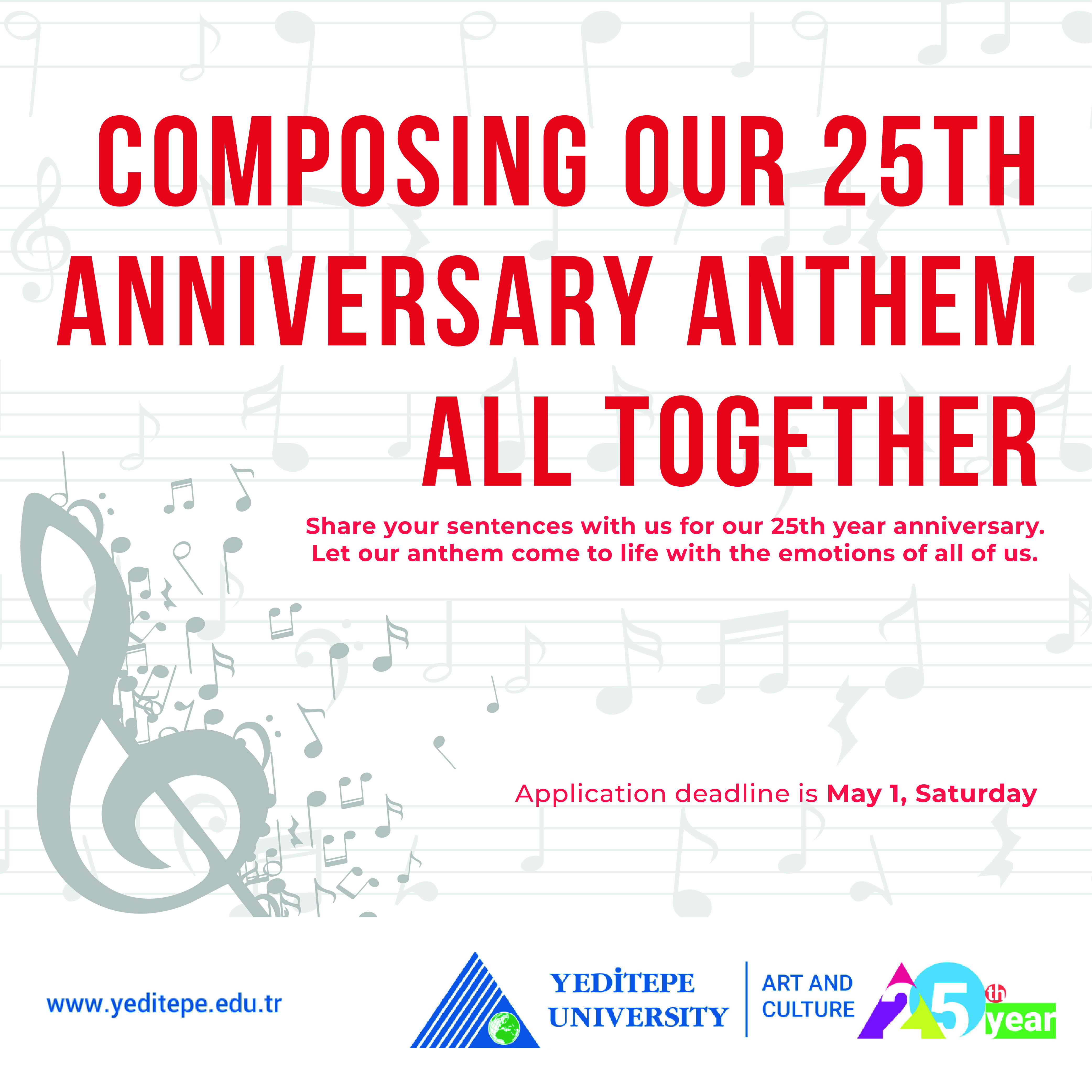 Composing Our 25th Anniversary Anthem All Together