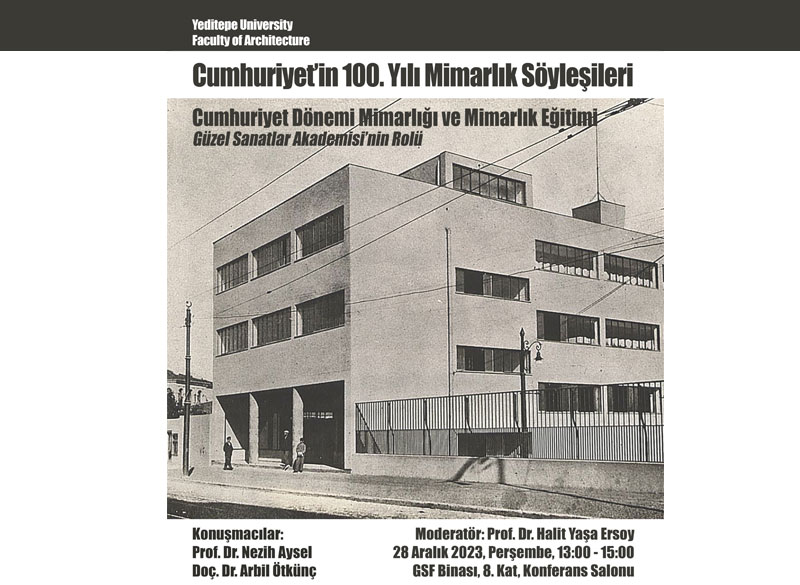 Cumhuriyet'in 100. Yılı Mimarlık Söyleşileri