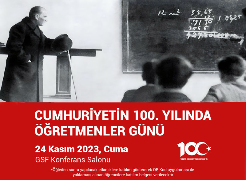 CUMHURİYETİN 100. YILINDA ÖĞRETMENLER GÜNÜ