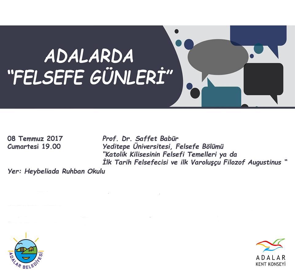 ADALARDA  FELSEFE GÜNLERİ 