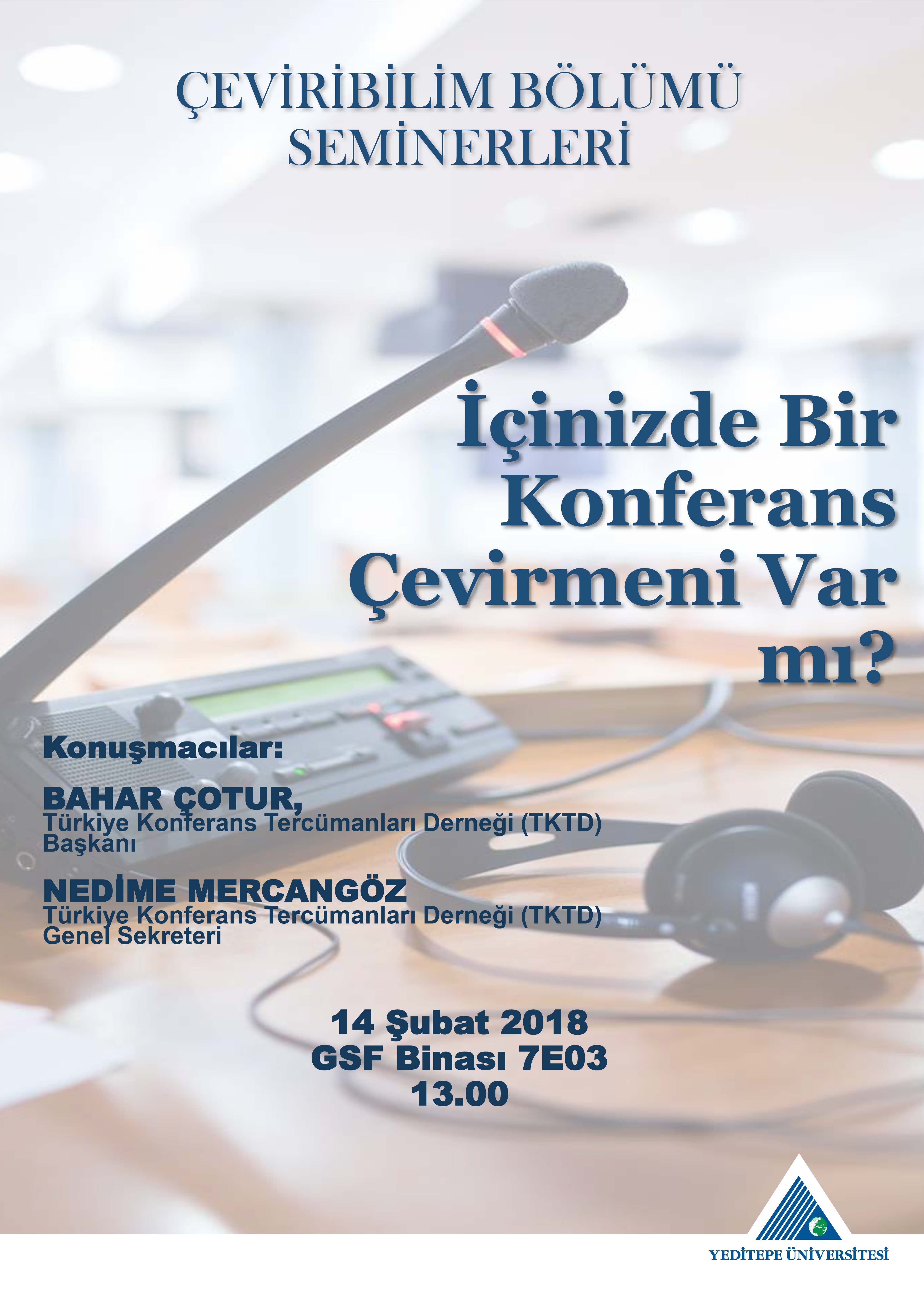 İÇİNİZDE BİR KONFERANS ÇEVİRMENİ VAR MI?