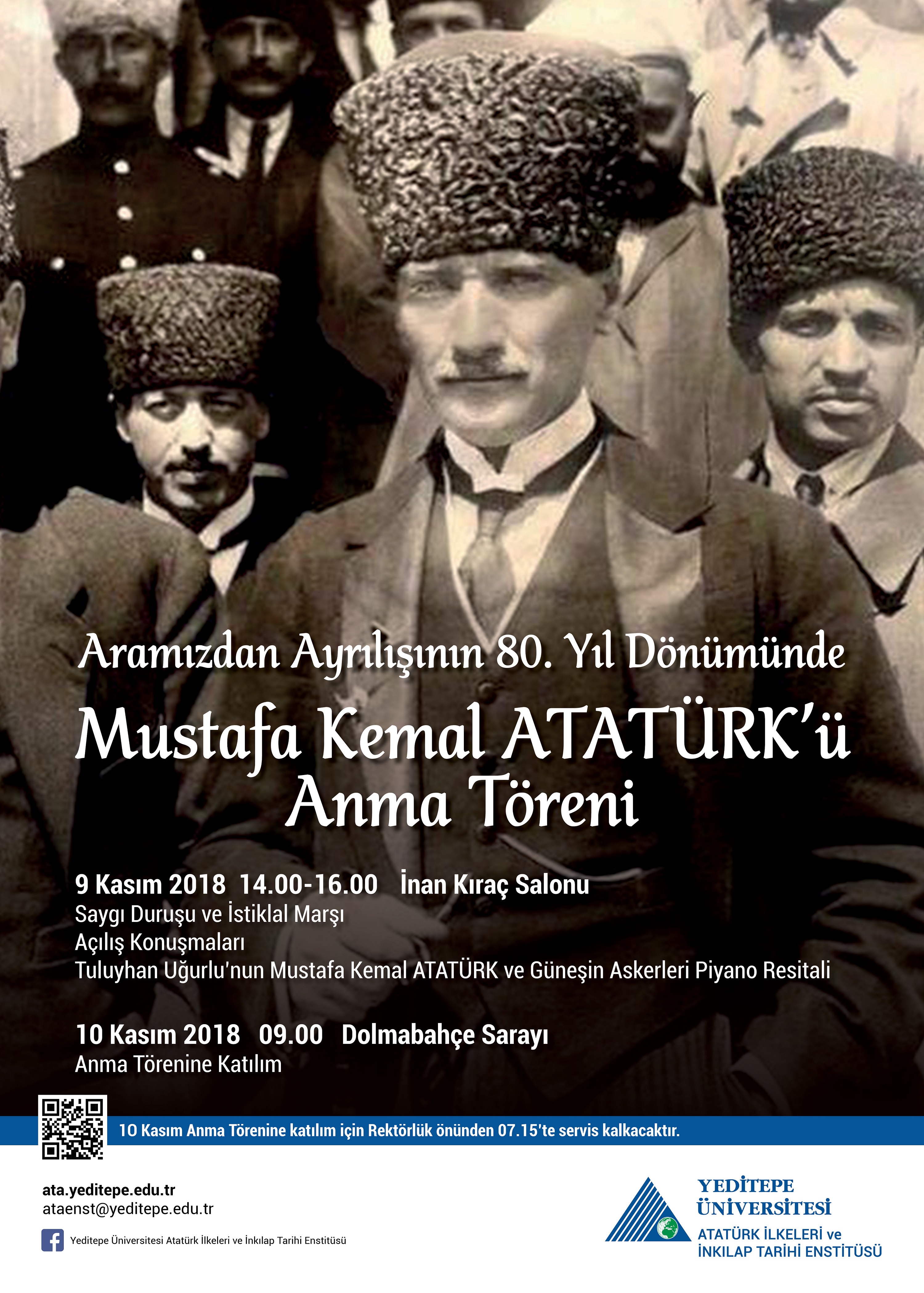 10 Kasım Atatürk'ü Anma Töreni