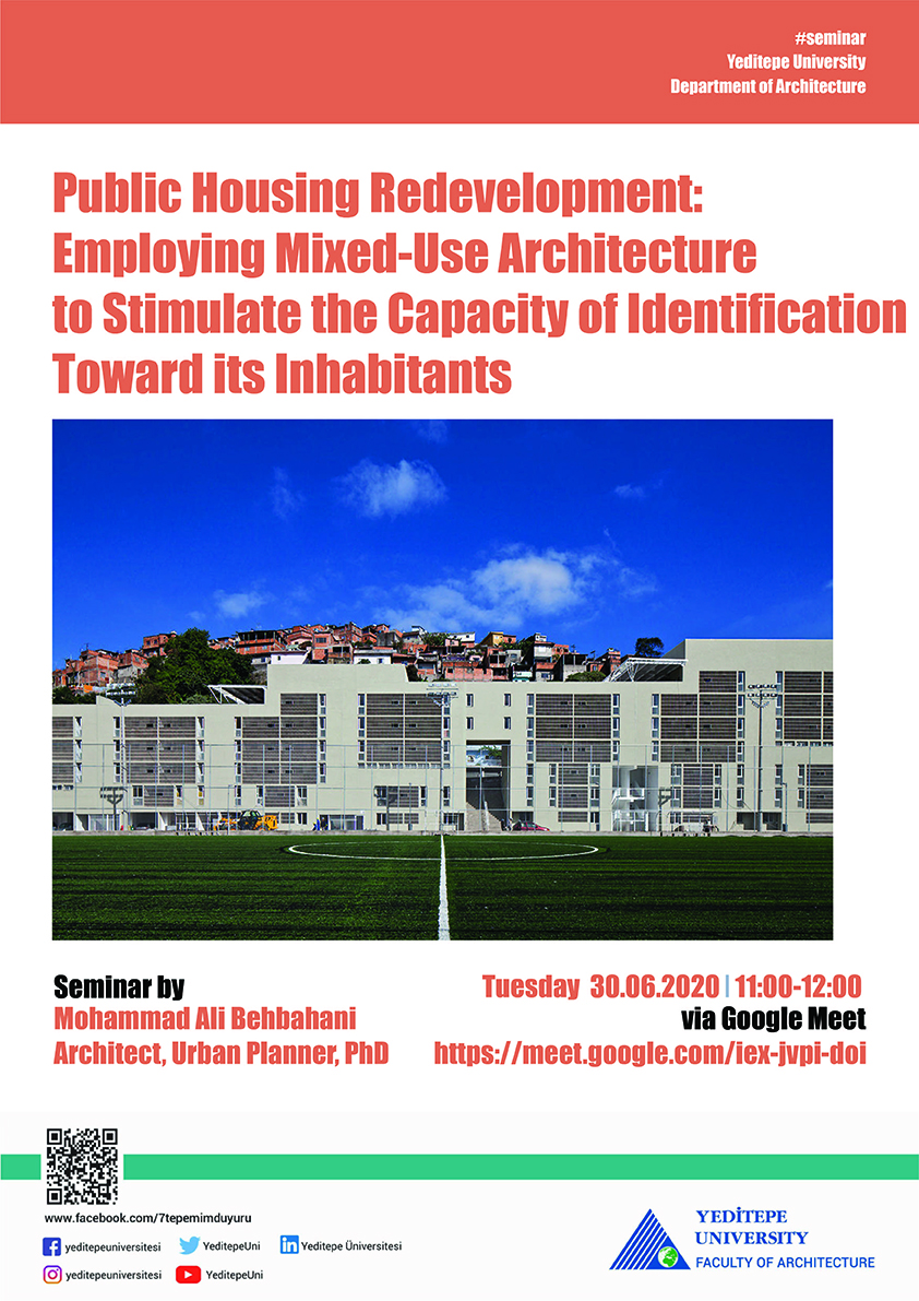 Mimarlık Fakültesi - Public Housing Redevelopment: Employing Mixed-Use Architecture To Stimulate The Capacity Of Identification Towards Its Inhabitants
