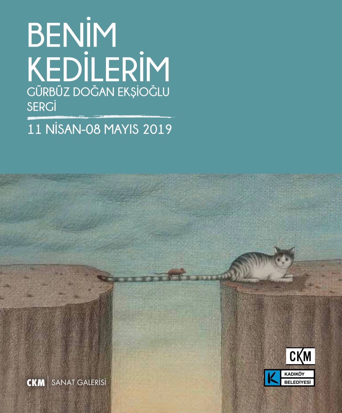 "BENİM KEDİLERİM" - GÜRBÜZ DOĞAN EKŞİOĞLU KİŞİSEL SERGİSİ | CKM Sanat Galerisi