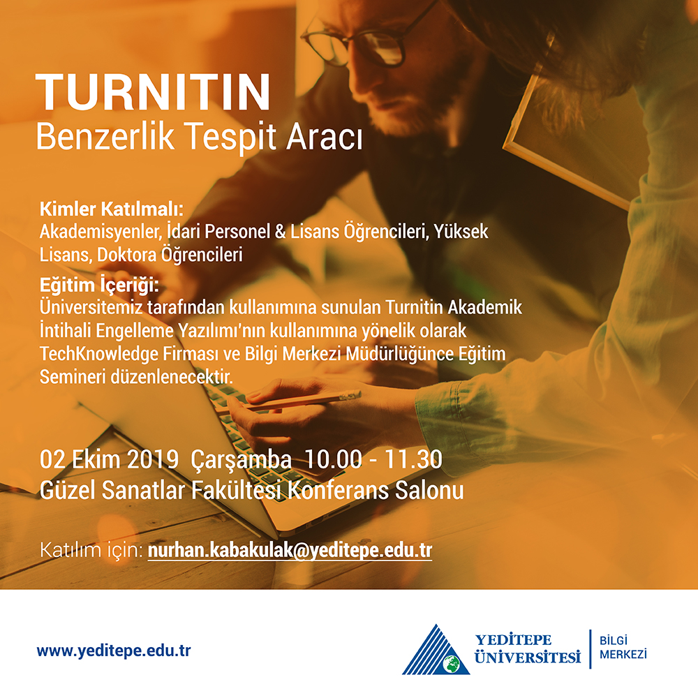Bilgi Merkezi - TURNITIN | Benzerlik Tespit Aracı