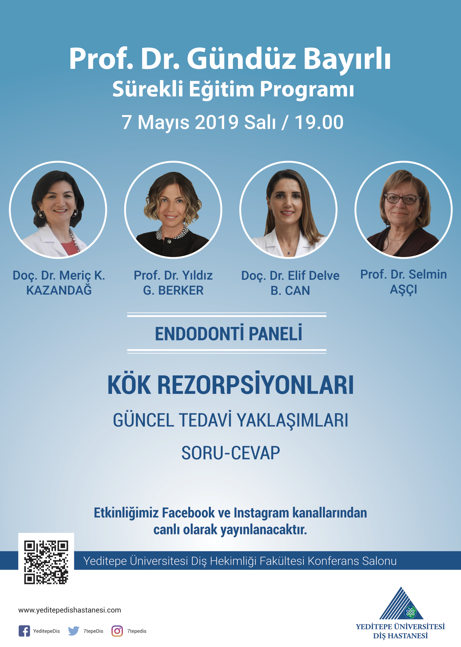 Yeditepe Üniversitesi Diş Hastanesi - Kök Rezorpsiyonları Paneli