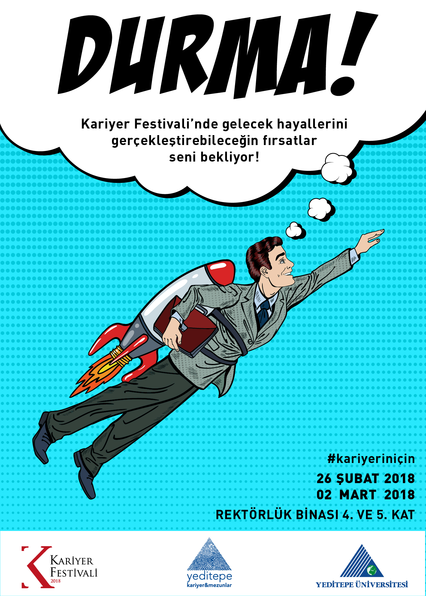 KARİYER FESTİVALİ '18 BAŞLIYOR! ''26 Şubat - 02 Mart 2018''