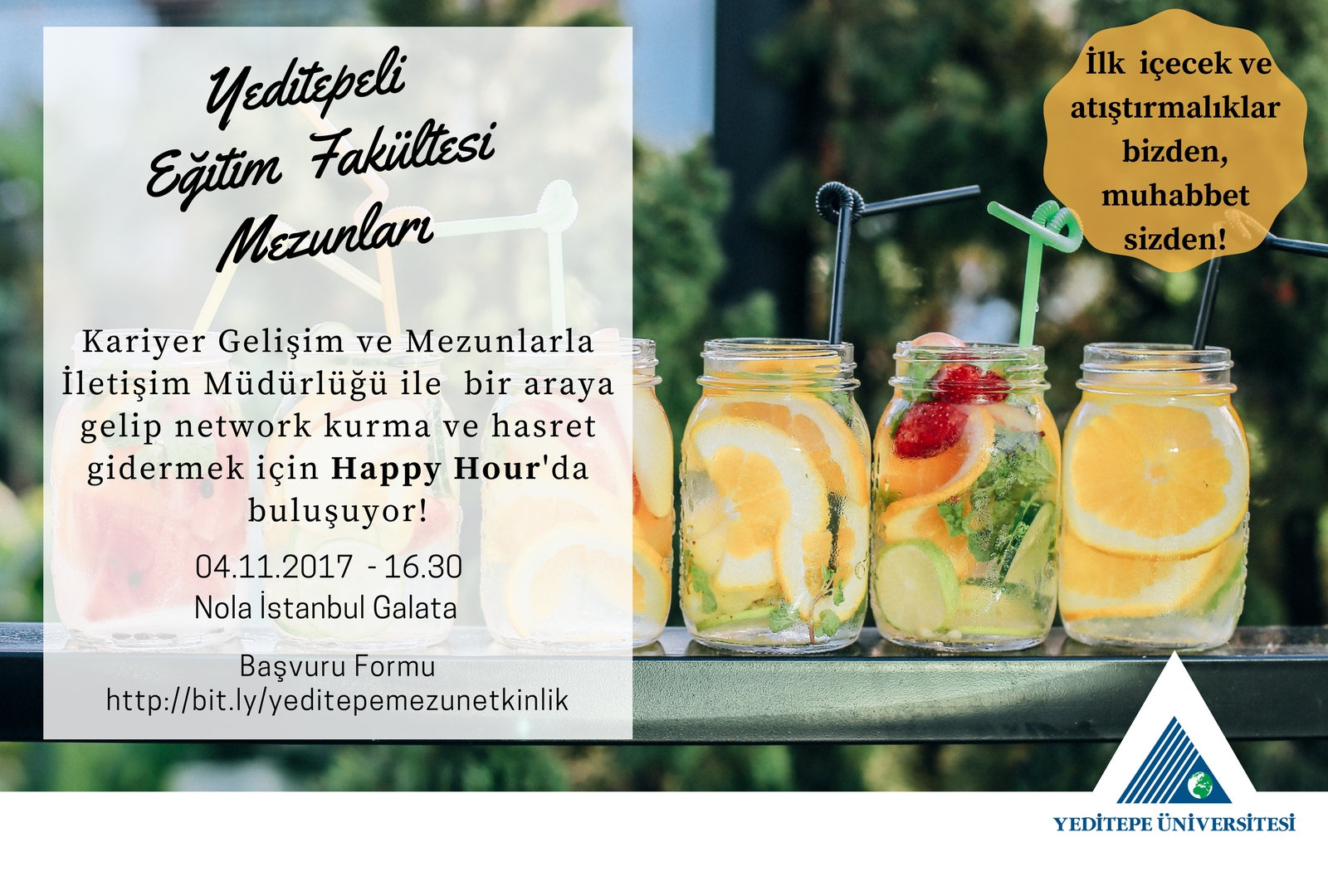 Eğitim Fakültesi Happy Hour'da Buluşuyor!