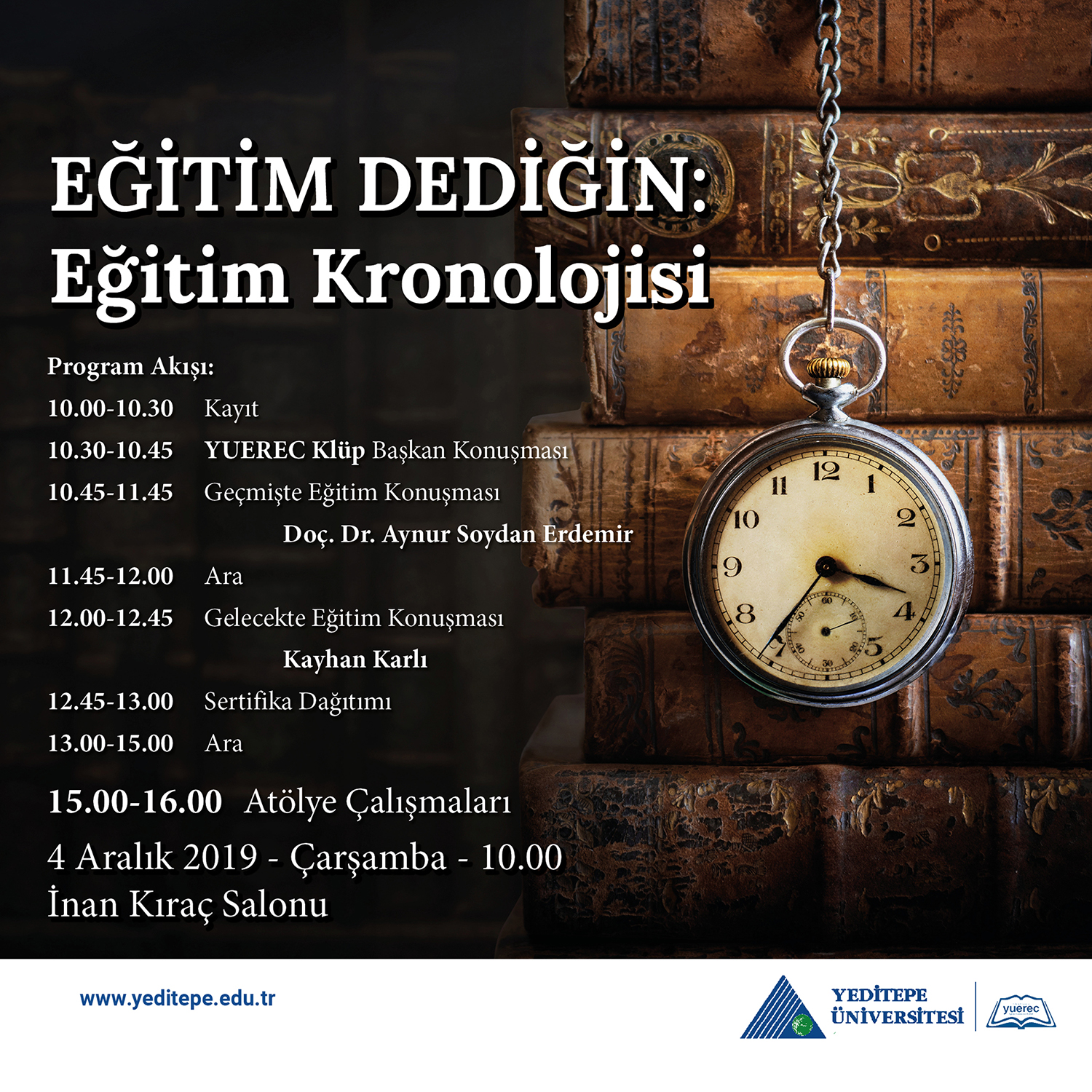 Eğitim Dediğin: Eğitim Kronolojisi