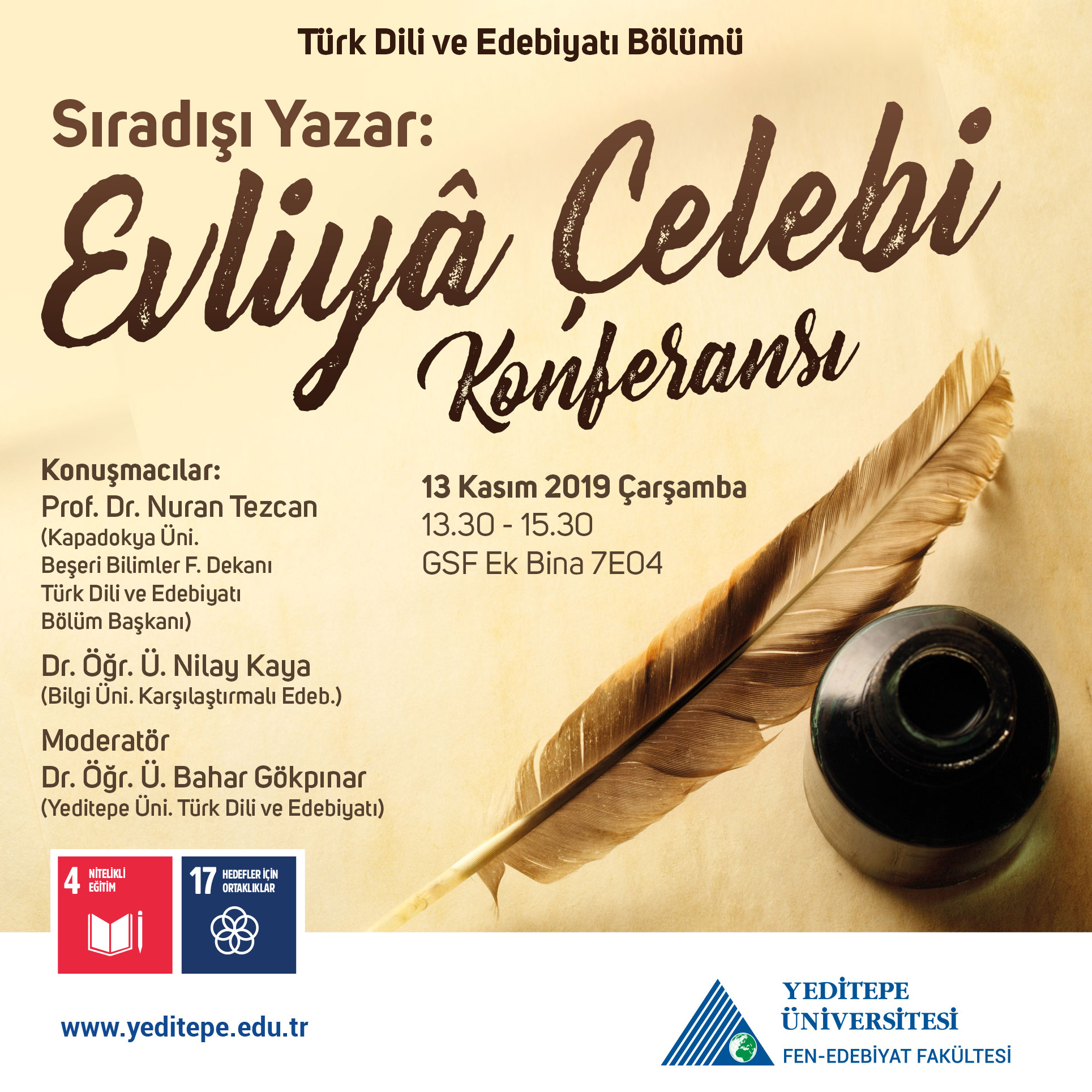 Sıradışı Yazar: Evliya Çelebi Konferansı