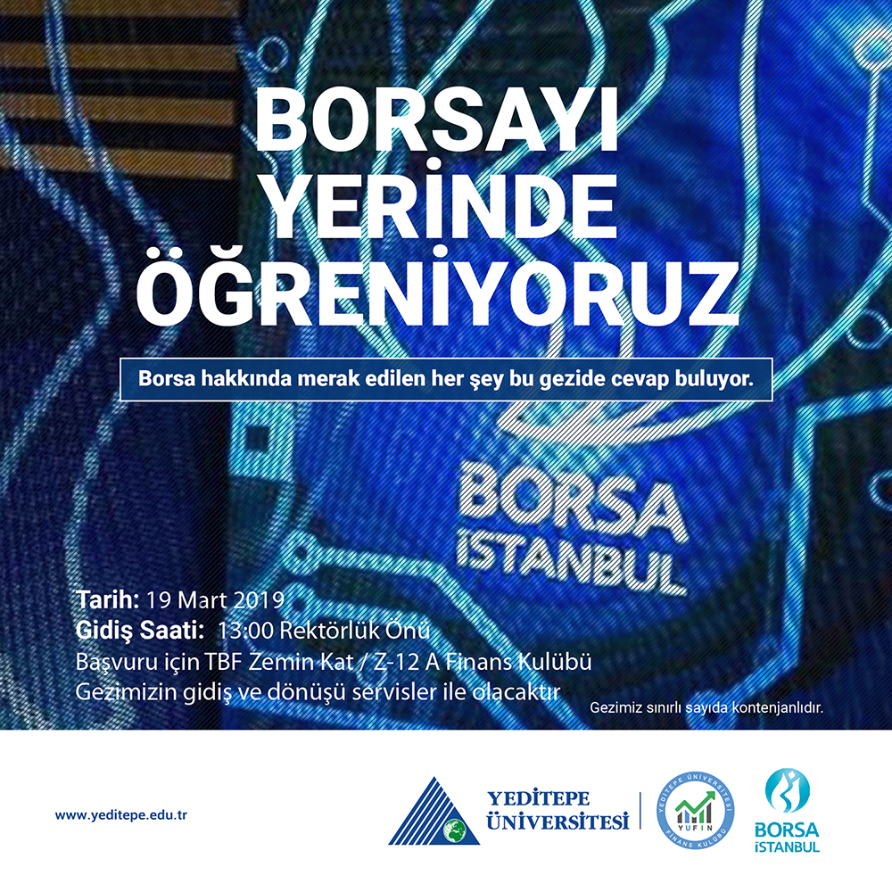 Borsayı Yerinde Öğreniyoruz