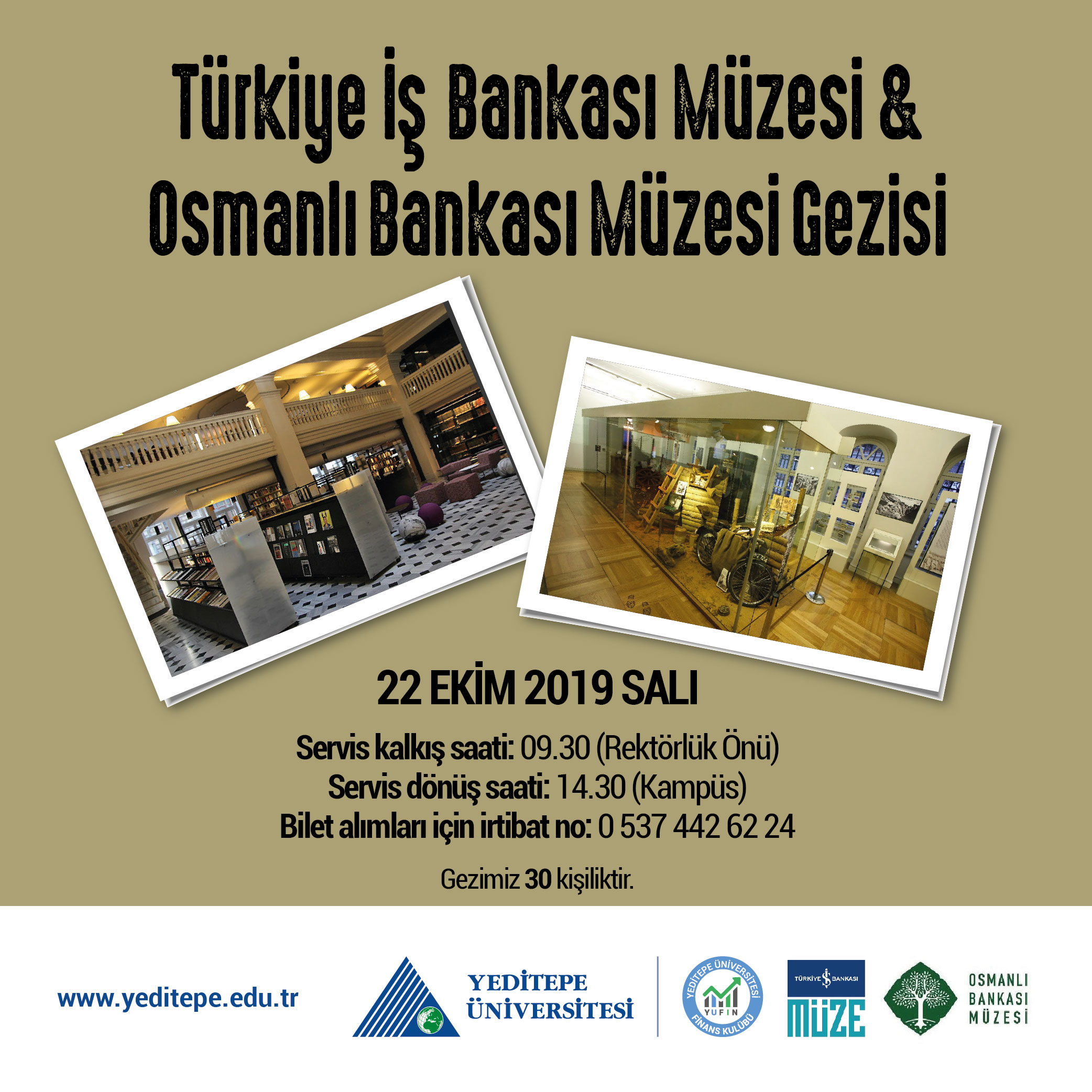Finans Kulübü - Türkiye İş Bankası Müzesi & Osmanlı Bankası Müzesi Gezisi
