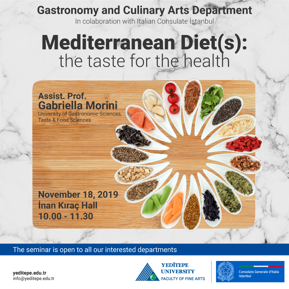 Gastronomy and Culinary Arts Department - Mediterranean Diet(s): the taste for the health
