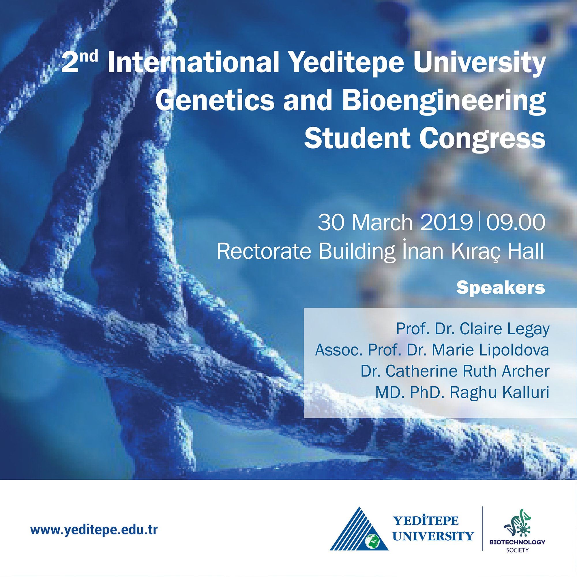2nd International Genetics and Bioengineering Student Congress