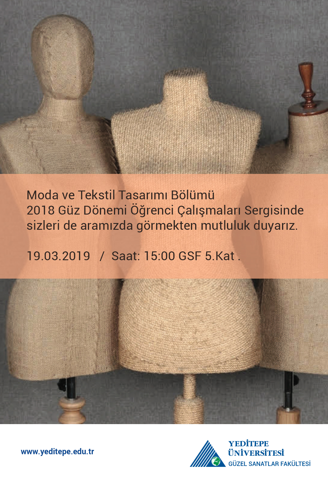 Moda ve Tekstil Tasarımı Bölümü - 2018 Güz Dönemi Öğrenci Çalışmaları Sergisi