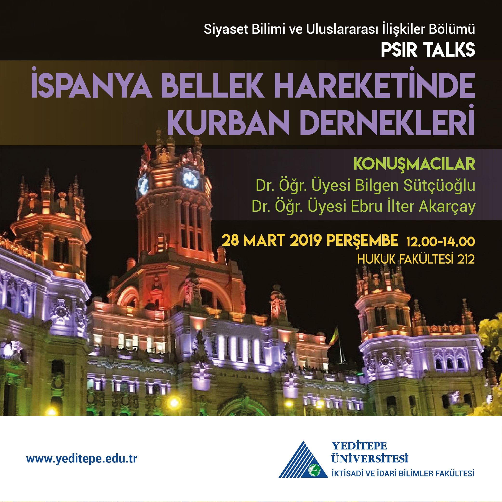 PSIR Talks - İspanya Bellek Hareketinde Kurban Dernekleri
