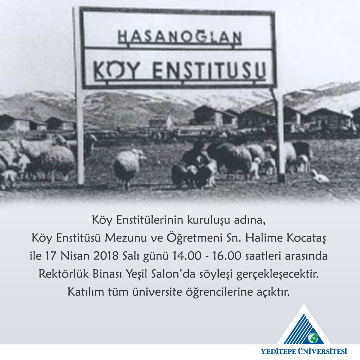 Köy Enstitüleri Kuruluş Yıl Dönümü Söyleşisi