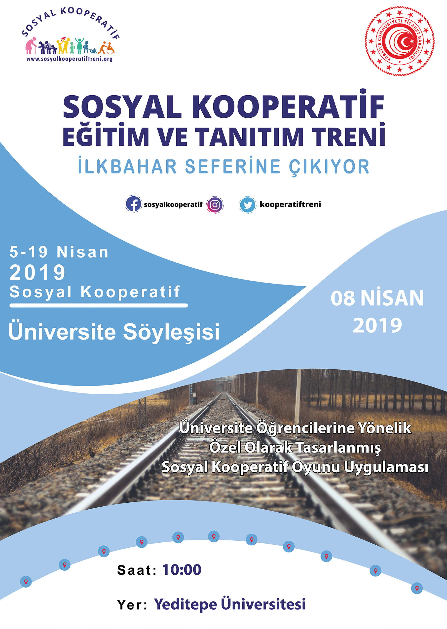 Sosyal Kooperatif Eğitim ve Tanıtım Treni İlkbahar Seferine Çıkıyor!
