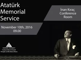 ATATURK MEMORIAL SERVICE
