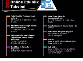 2021 Culture and Art Online Events Calendar