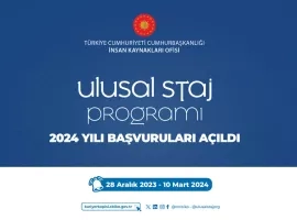 Ulusal Staj Programı 2024 Yılı Başvuruları Açıldı