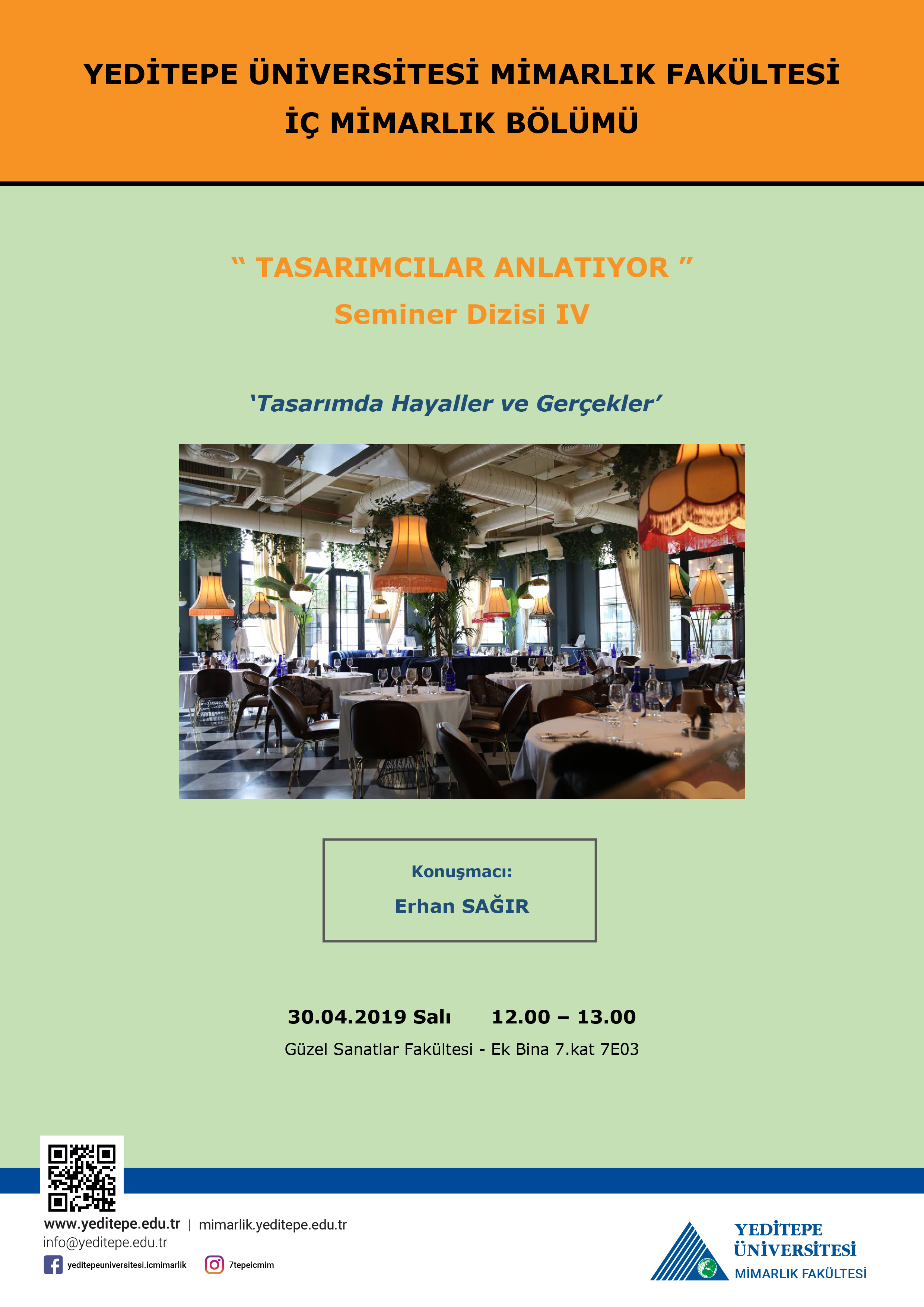 İç Mimarlık Bölümü - Tasarımcılar Anlatıyor | Seminer Dizisi IV
