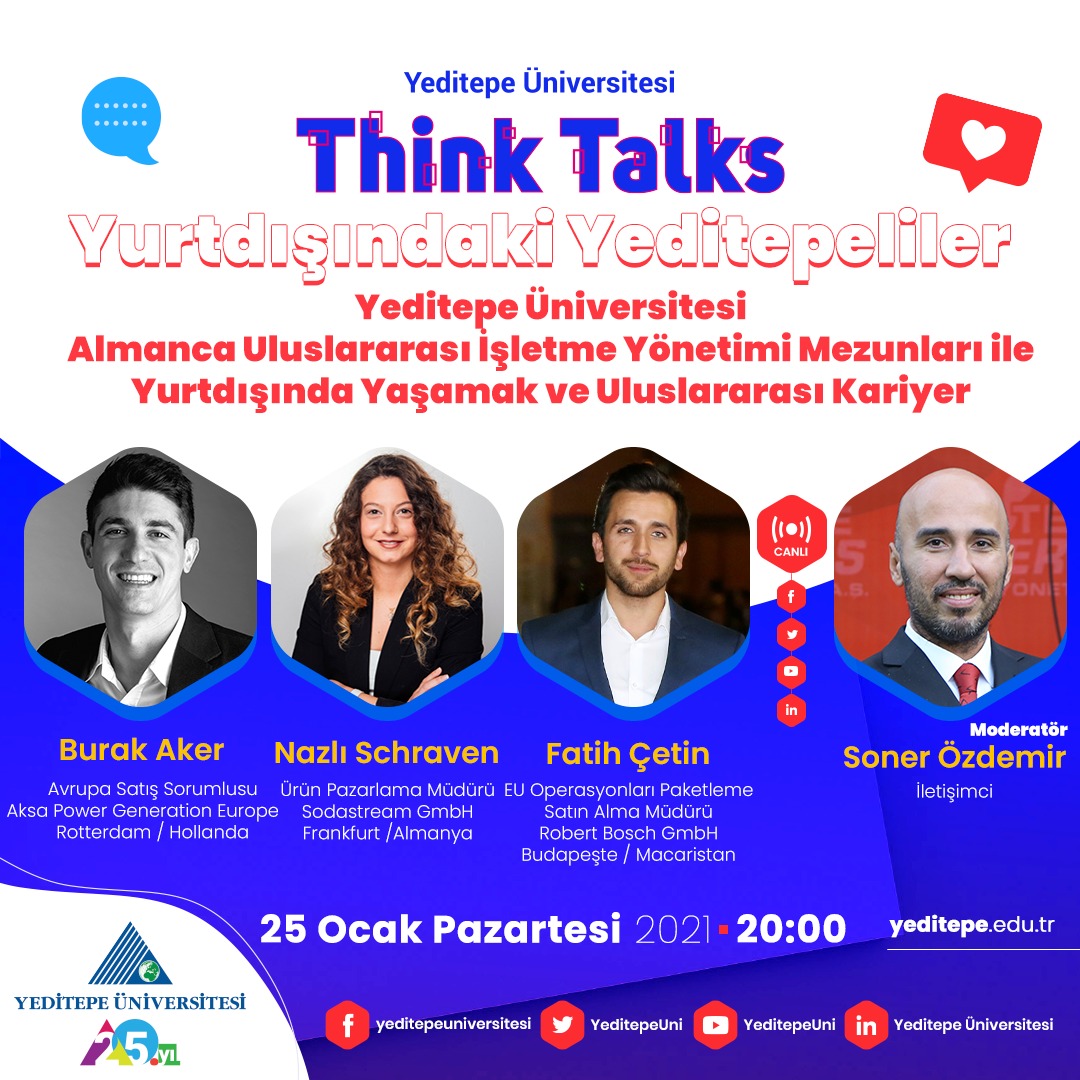 Think Talks - Yurtdışındaki Yeditepeliler