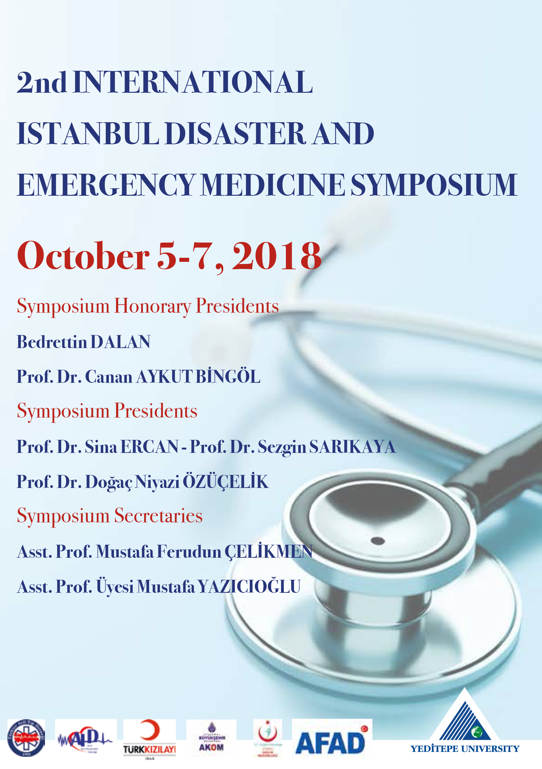2. Uluslararası İstanbul Afet ve Acil Tıp Sempozyumu