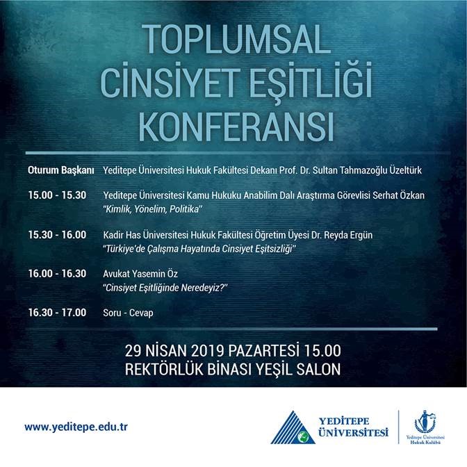 Hukuk Kulübü - Toplumsal Cinsiyet Eşitliği Konferansı