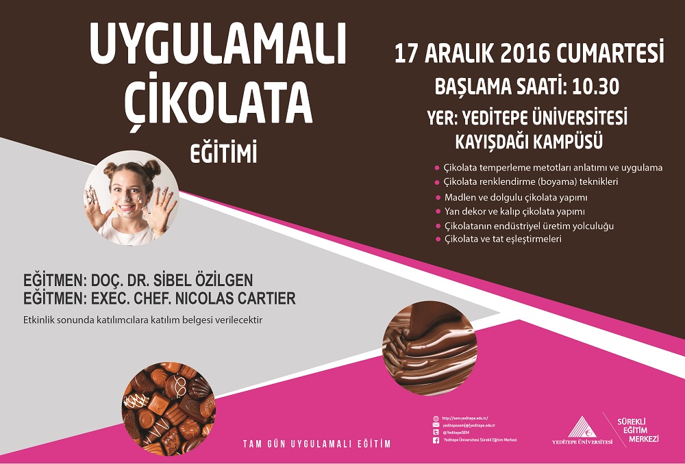 UYGULAMALI  ÇİKOLATA EĞİTİMİ
