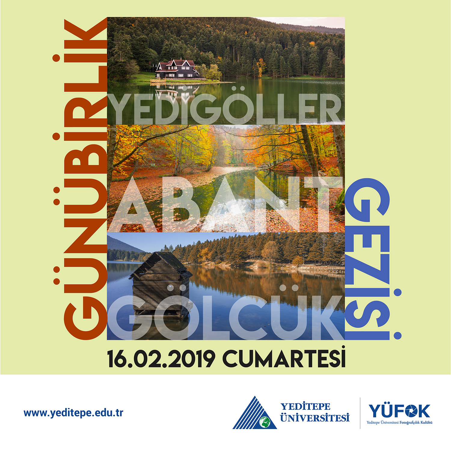 Yedigöller - Abant - Gölcük Günübirlik Gezisi